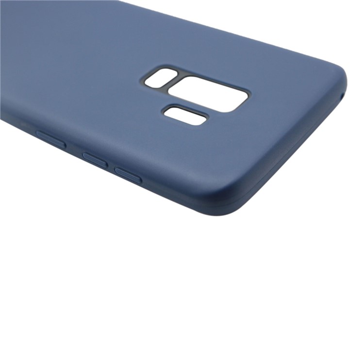 Matte Soft TPU Back Case Accessory for Samsung Galaxy S9 Plus G965 - Dark Blue-7
