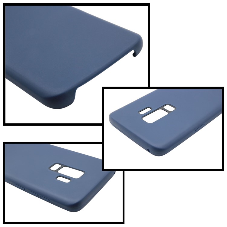 Matte Soft TPU Back Case Accessory for Samsung Galaxy S9 Plus G965 - Dark Blue-9