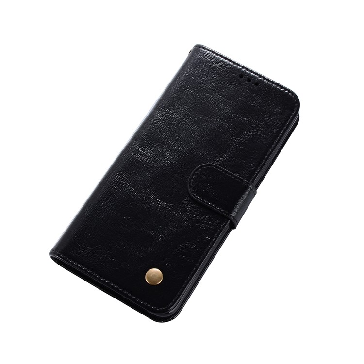 Premium Vintage PU Leather Stand Wallet Case for Samsung Galaxy S9+ G965 - Black-7