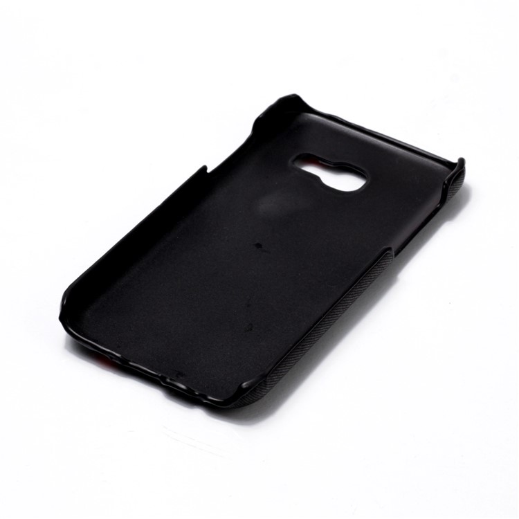 Contrast Color PU Leather Coated PC Back Case for Samsung Galaxy A3 (2017) - Black-6