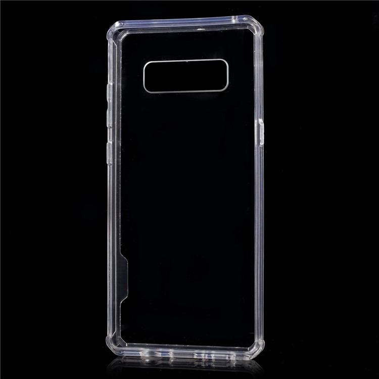Drop-resistant PC + TPU Hybrid Phone Case for Samsung Galaxy Note 8 SM-N950 - Transparent-5