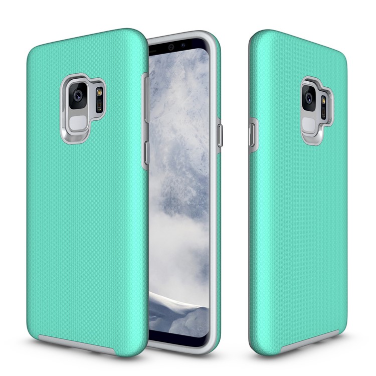 

Антискользящая PC + TPU Гибридная Оболочка Брони Для Галактики Samsung S9 G960 - Зеленый, Galaxy S9