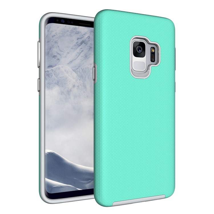 Anti-skid PC + TPU Hybrid Armor Shell for Samsung Galaxy S9 - Green-2