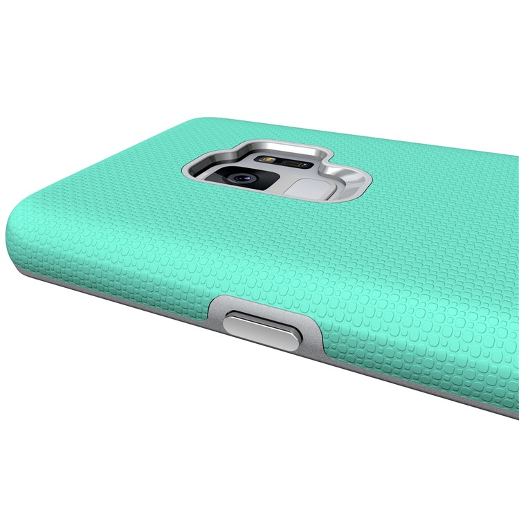 Anti-skid PC + TPU Hybrid Armor Shell for Samsung Galaxy S9 - Green-8