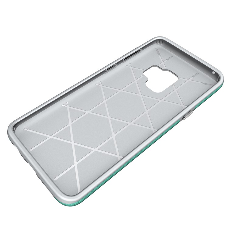 Anti-skid PC + TPU Hybrid Armor Shell for Samsung Galaxy S9 - Green-9