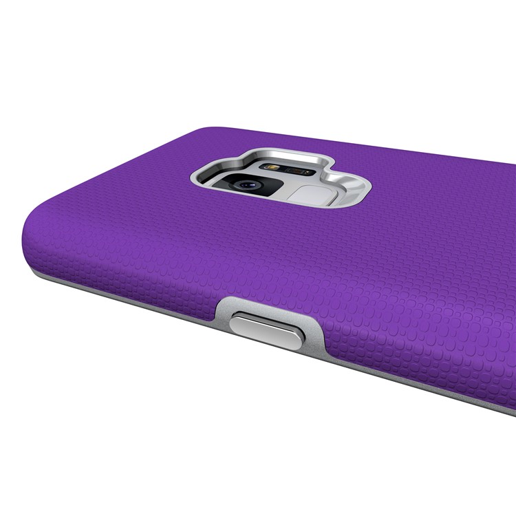 Anti-skid PC + TPU Hybrid Armor Casing for Samsung Galaxy S9 G960 - Purple-8