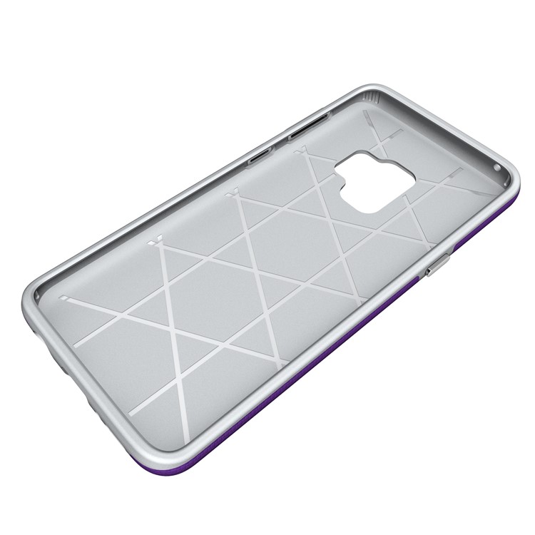 Anti-skid PC + TPU Hybrid Armor Casing for Samsung Galaxy S9 G960 - Purple-9