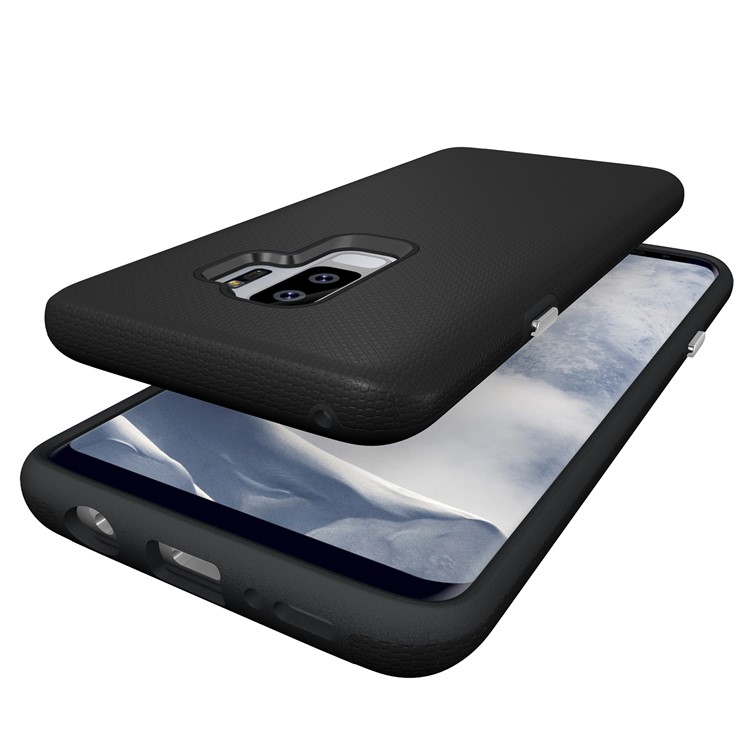 Anti-skid PC + TPU Protector Armor Casing for Samsung Galaxy S9 Plus - Black-12