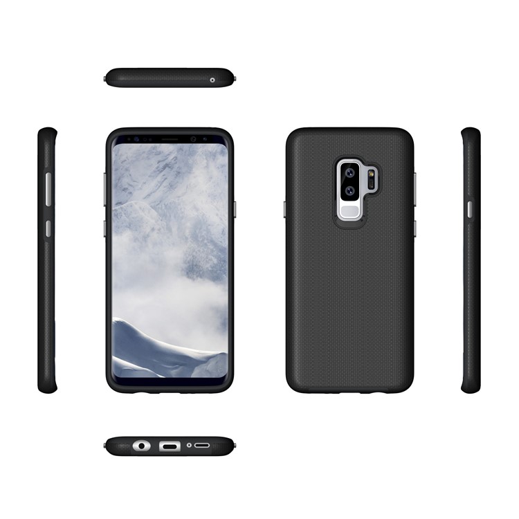 Anti-skid PC + TPU Protector Armor Casing for Samsung Galaxy S9 Plus - Black-9