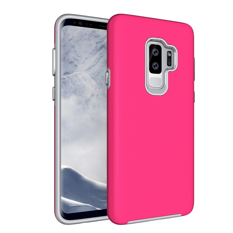 Anti-skid PC + TPU Protector Armor Case for Samsung Galaxy S9 Plus - Rose-2