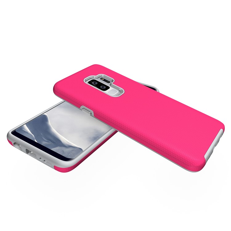 Anti-skid PC + TPU Protector Armor Case for Samsung Galaxy S9 Plus - Rose-3