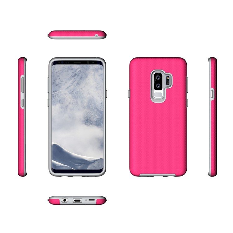 Anti-skid PC + TPU Protector Armor Case for Samsung Galaxy S9 Plus - Rose-4