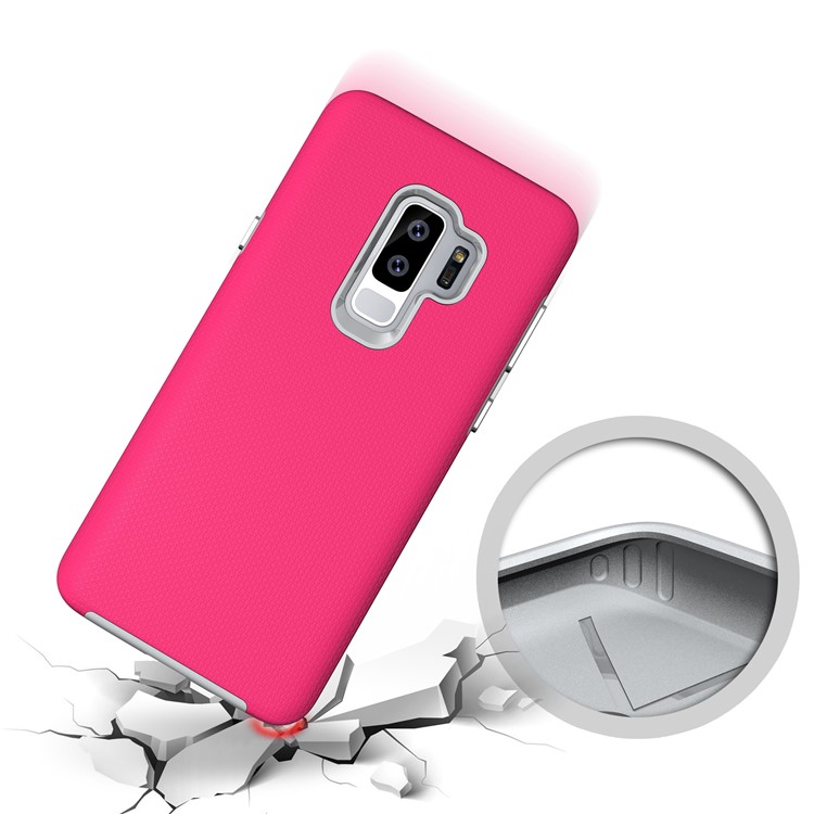 Anti-skid PC + TPU Protector Armor Case for Samsung Galaxy S9 Plus - Rose-5