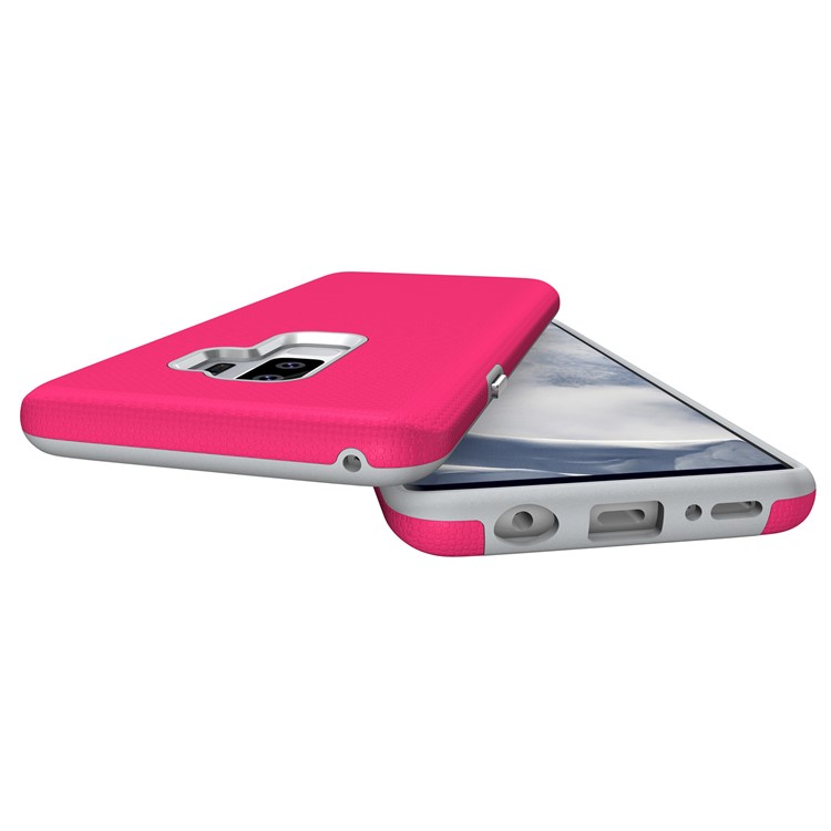 Anti-skid PC + TPU Protector Armor Case for Samsung Galaxy S9 Plus - Rose-6