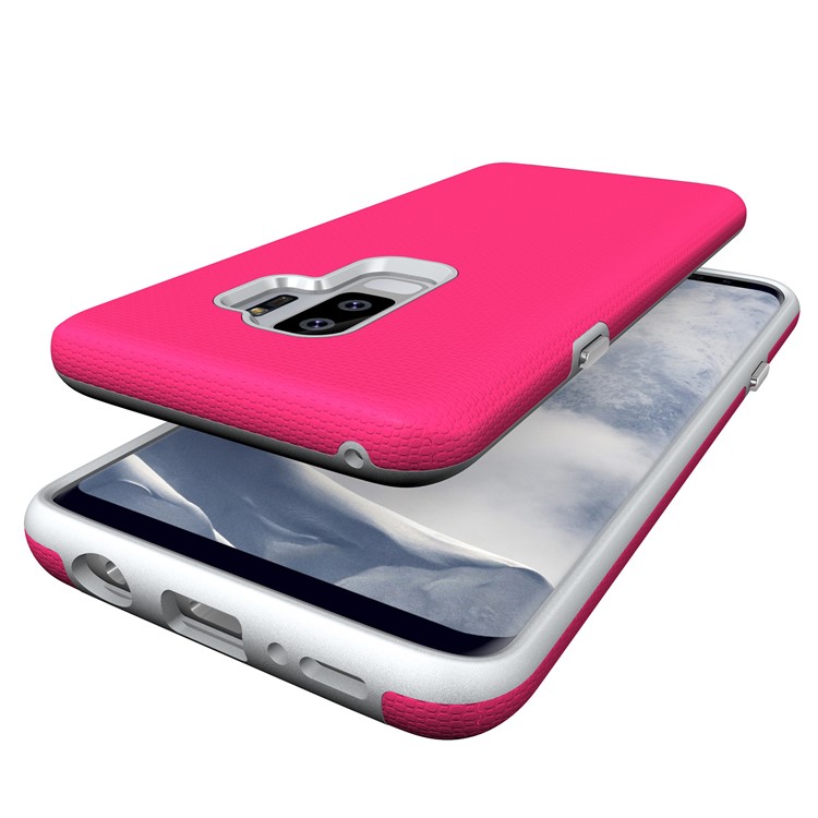 Anti-skid PC + TPU Protector Armor Case for Samsung Galaxy S9 Plus - Rose-7