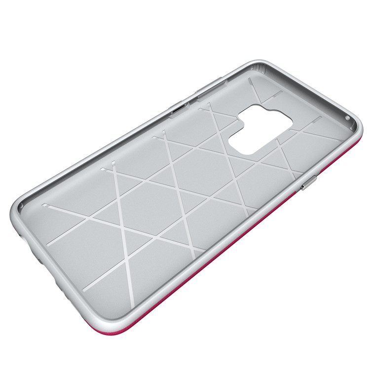 Anti-skid PC + TPU Protector Armor Case for Samsung Galaxy S9 Plus - Rose-9