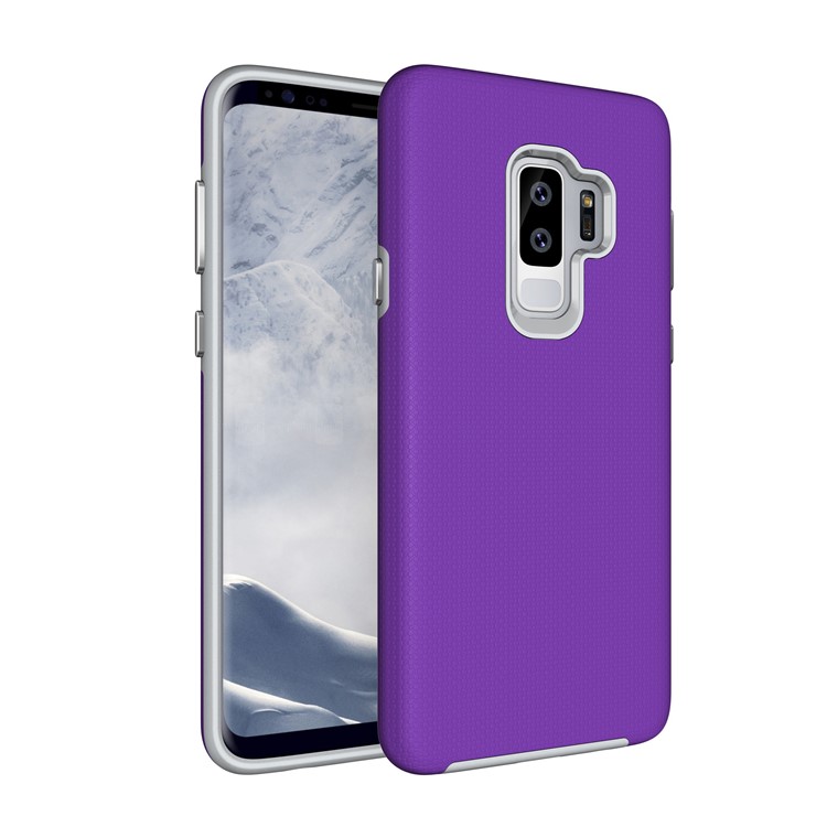 Anti-skid PC + TPU Protector Armor Shell for Samsung Galaxy S9 Plus G965 - Purple-2