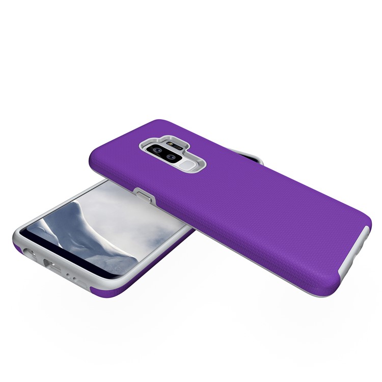 Anti-skid PC + TPU Protector Armor Shell for Samsung Galaxy S9 Plus G965 - Purple-3