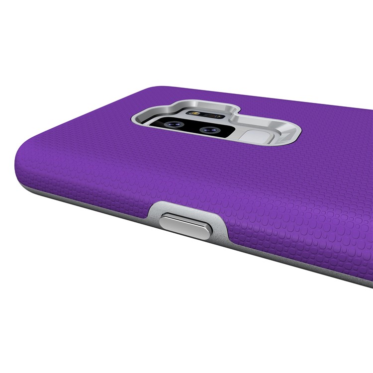 Anti-skid PC + TPU Protector Armor Shell for Samsung Galaxy S9 Plus G965 - Purple-8