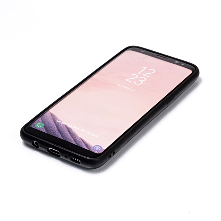 Pattern Printing TPU + PC Hybrid Case for Samsung Galaxy S8 G950 - Pretty Girl-3