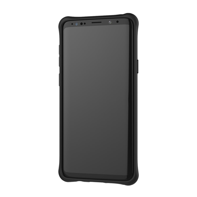 Armor PC + TPU Hybrid Case with 360-Degree Rotary Kickstand for Samsung Galaxy S9+ - Black-4