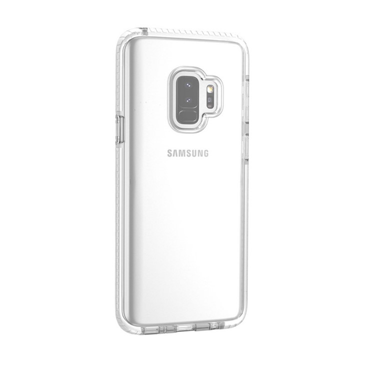 Transparent Flexible TPU Mobile Cover for Samsung Galaxy S9 - White-6