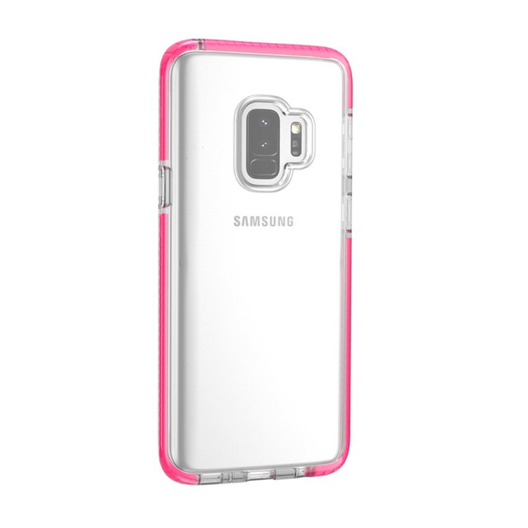 Transparent TPU Back Case Protector for Samsung Galaxy S9 - Rose-6