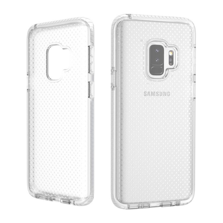 Seamless Dots Gel TPU Phone Cover for Samsung Galaxy S9 - White-4