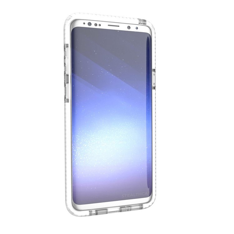 Seamless Dots Gel TPU Phone Cover for Samsung Galaxy S9 - White-5