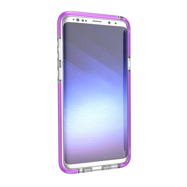 Seamless Dots Gel TPU Mobile Casing for Samsung Galaxy S9 - Purple-5