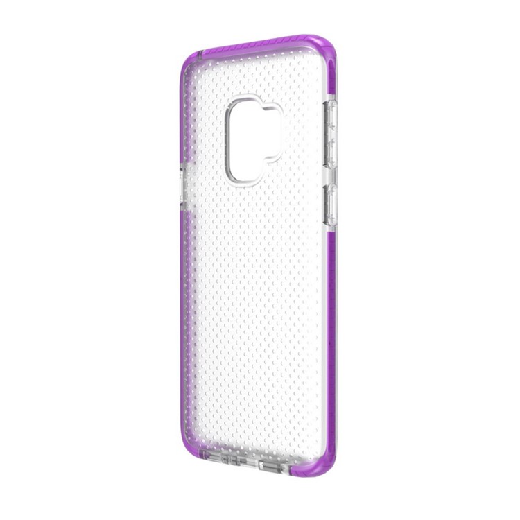 Seamless Dots Gel TPU Mobile Casing for Samsung Galaxy S9 - Purple-7