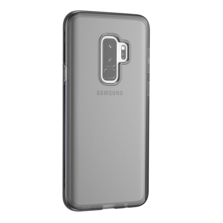 Transparent TPU Protector Back Case for Samsung Galaxy S9 Plus - All Black-5