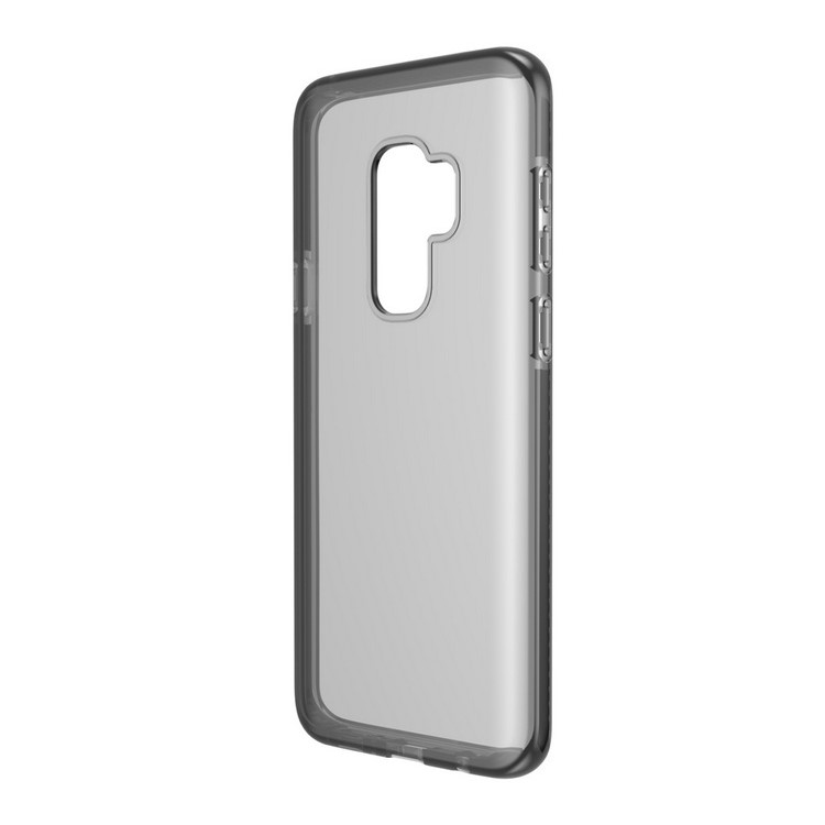 Transparent TPU Protector Back Case for Samsung Galaxy S9 Plus - All Black-7