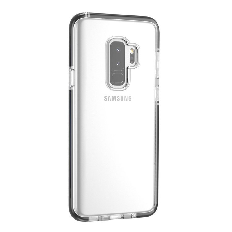 Fondello In TPU Trasparente Per Samsung Galaxy S9 Plus G965 - Nero-5
