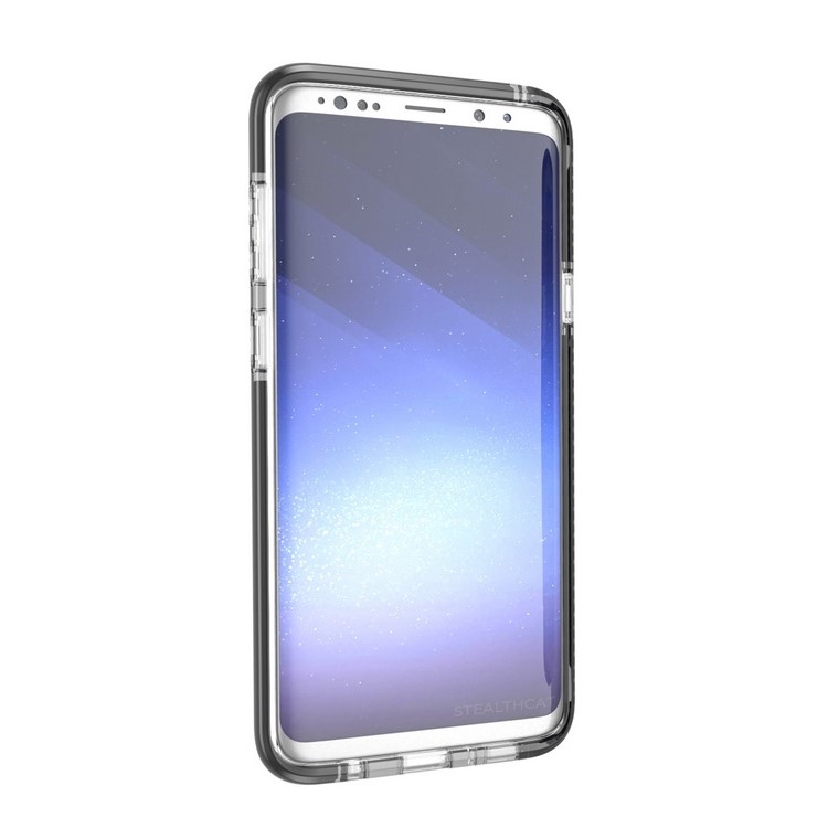 Fondello In TPU Trasparente Per Samsung Galaxy S9 Plus G965 - Nero-6