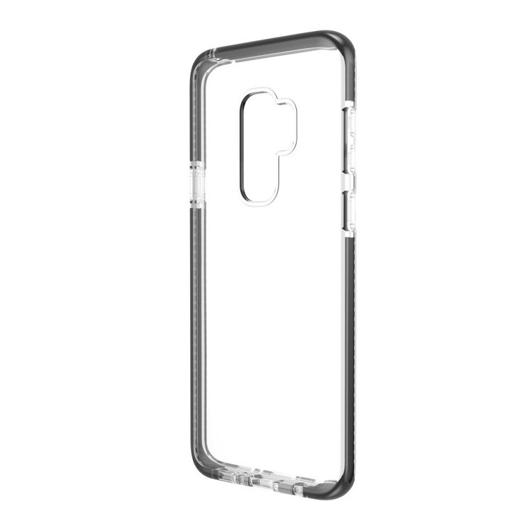 Fondello In TPU Trasparente Per Samsung Galaxy S9 Plus G965 - Nero-7