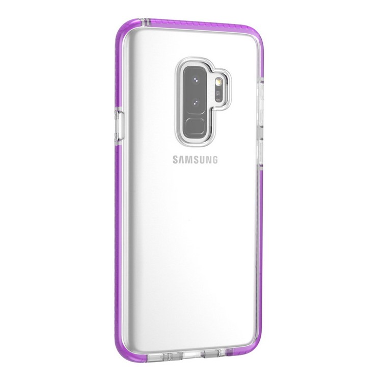 Transparent TPU Protective Mobile Shell for Samsung Galaxy S9 Plus G965 - Purple-6