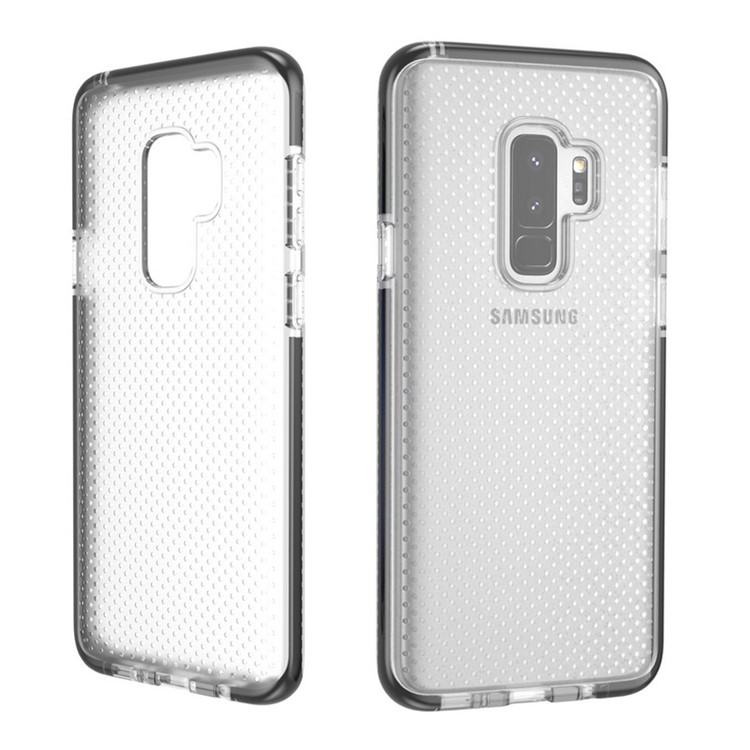 Seamless Dots Gel TPU Cell Phone Case for Samsung Galaxy S9 Plus G965 - Black-3