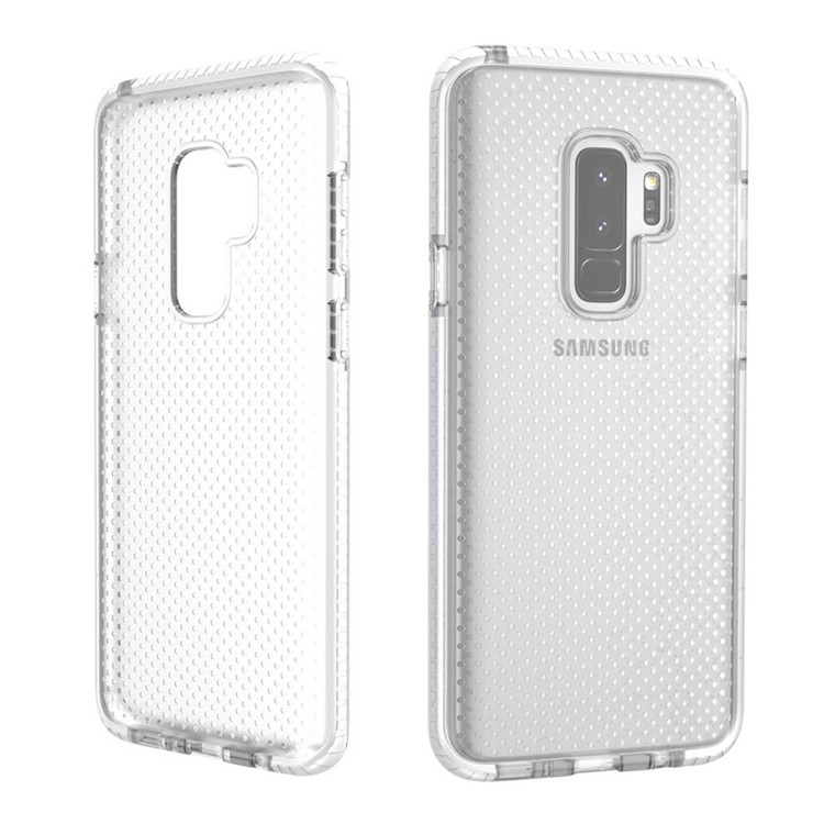 Seamless Dots Gel TPU Mobile Phone Case for Samsung Galaxy S9 Plus G965 - White-3