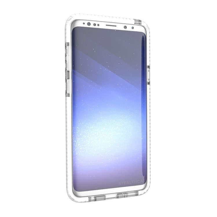 Seamless Dots Gel TPU Mobile Phone Case for Samsung Galaxy S9 Plus G965 - White-6