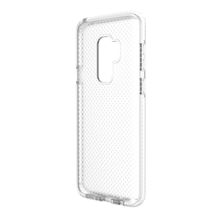 Seamless Dots Gel TPU Mobile Phone Case for Samsung Galaxy S9 Plus G965 - White-7