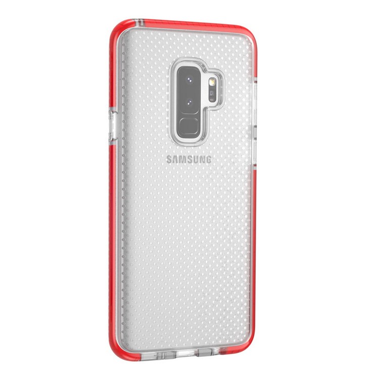 Seamless Dots Gel TPU Cell Phone Cover for Samsung Galaxy S9 Plus G965 - Red-5