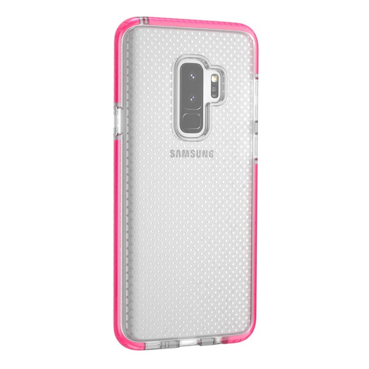 Seamless Dots Gel TPU Mobile Phone Shell for Samsung Galaxy S9 Plus G965 - Rose-4