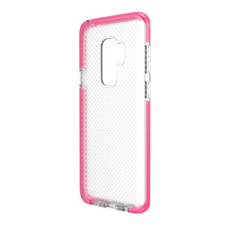 Seamless Dots Gel TPU Mobile Phone Shell for Samsung Galaxy S9 Plus G965 - Rose-6