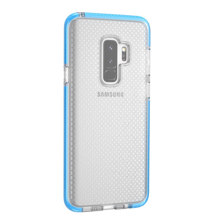 Seamless Dots Gel TPU Protector Phone Casing for Samsung Galaxy S9 Plus G965 - Blue-5