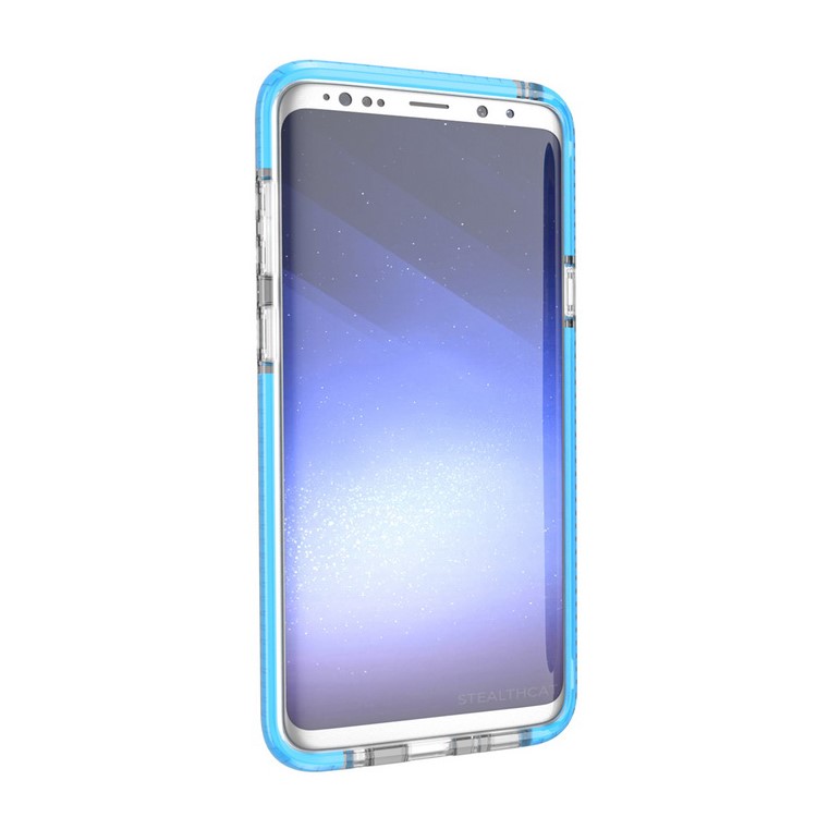 Seamless Dots Gel TPU Protector Phone Casing for Samsung Galaxy S9 Plus G965 - Blue-6