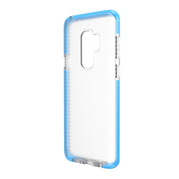 Seamless Dots Gel TPU Protector Phone Casing for Samsung Galaxy S9 Plus G965 - Blue-7