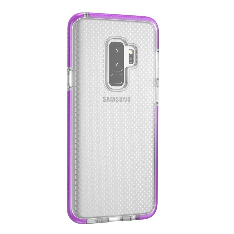 Seamless Dots Gel TPU Phone Case Accessory for Samsung Galaxy S9 Plus G965 - Purple-5