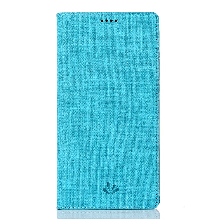 VILI DMX Cross Texture Card Holder Leather Stand Casing for Samsung Galaxy S9 G960 - Blue-2