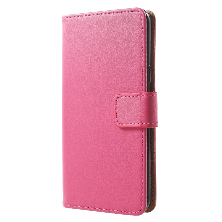 Wallet Leather Stand Shell for Samsung Galaxy S9 - Rose-2